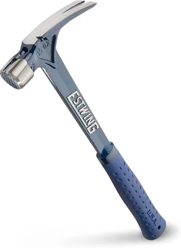 Miniatura 7 de Estwing Serie Ultra - Martillo de carpintero de mango corto de 15 oz con boca lisa y mango reductor de impactos - E6-15SR