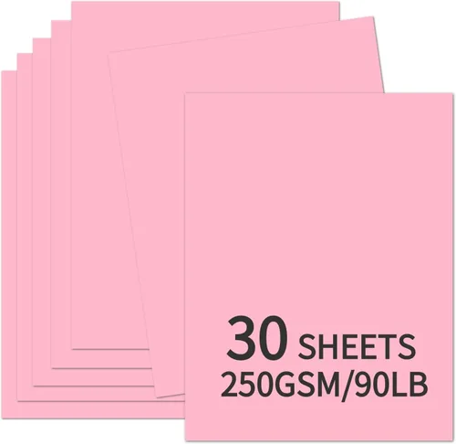 Miniatura 9 de 30 hojas de cartulina negra de 8.5 x 11 pulgadas, 250 gsm/90 libras, papel de cartulina grueso y suave, perfecto para invitaciones, menús, tarjetas