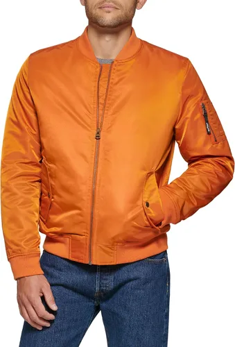 Miniatura 12 de Levi's MA-1 Flight chamarra satinada sin relleno para hombre