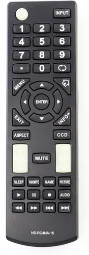 NS-RC4NA-16 NSRC4NA16 - Mando a distancia de repuesto para Insignia HDTV LED TV Ns-40d420na16 Ns-40d420mx16 Ns-32d421na16 Ns-48d420na16