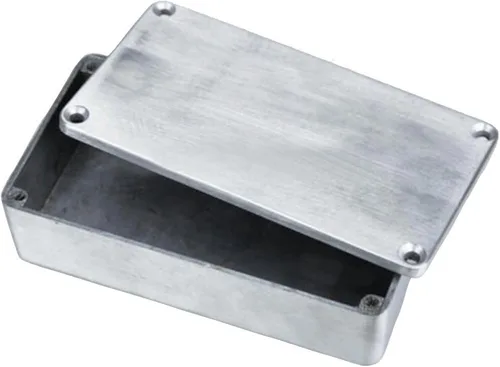 Miniatura 3 de ESUPPORT 1590B 4.528x2.559x1.378 in Aluminio Metal Stomp Caja Guitarra Efecto Pedal