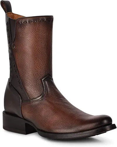 Miniatura 2 de Cuadra Botas urbanas para hombre en piel de ciervo genuino marrón