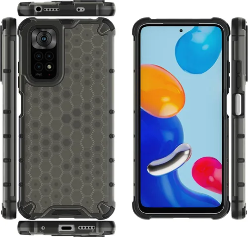 Miniatura 118 de Funda para Xiaomi Poco M5s 4G, Funda para Redmi Note 10 4G / Note 10S 4G / Note 11 SE (India) Case Case 2 en 1 Funda para teléfono Blanco