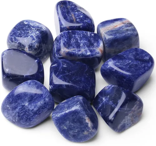 Miniatura 13 de QINJIEJIE Cristales de amatista (más de 1000 quilates), piedras pulidas a granel, cristal grande, decoración curativa de Reiki, 0.6-1 pulgada, 7.05