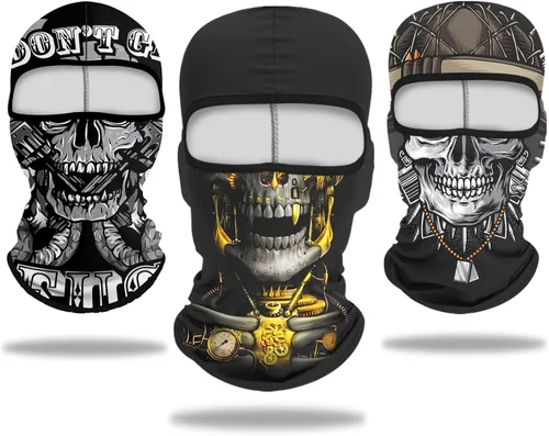 Miniatura 16 de Pasamontañas Máscara Estampado 3D Máscara de Cara Completa Polaina de Cuello Refrescante Protección Solar Cubierta Facial Máscara Resistente al