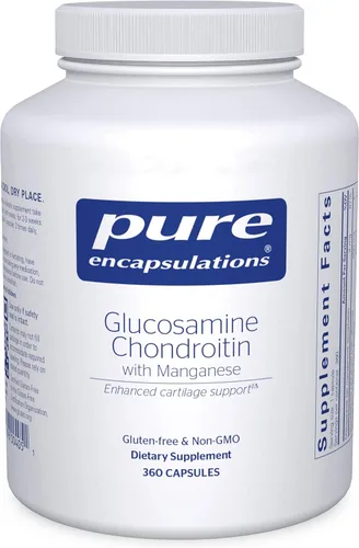 Miniatura 8 de Pure Encapsulations Glucosamina condroitina con manganeso Suplemento para apoyo articular, comodidad, movilidad, integridad y salud del cartílago