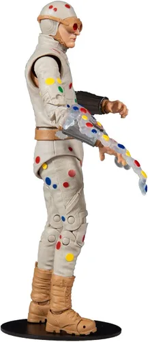 Miniatura 4 de McFarlane Toys DC Multiverse Polka Dot Man (The Suicide Squad) Figura de acción de 7 pulgadas con pieza de tiburón rey Build-A y accesorios