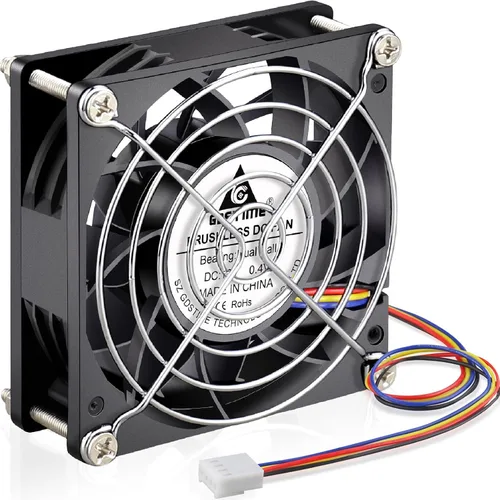 GDSTIME Ventilador PWM de 3.150 in x 0.984 in de 4 pines, alta velocidad 12V 3.150x315.945 in de presión estática PC CPU Cooler Ventilador de