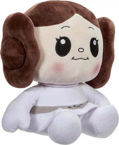 Miniatura 2 de Mattel Star Wars Return of the Jedi Snug Club Juguete de Peluche, Muñeca de Personaje Suave de la Princesa Leia, Coleccionable del 40º Aniversario