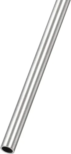 METALLIXITY Tubo de acero inoxidable 316 (0.236 in de diámetro x 0.039 in de pared T x 9.843 in de largo), tubo recto - para decoración del hogar,