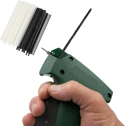 Miniatura 7 de Kit de 2000 sujetadores de pistola de puntada, 0.17 pulgadas, sujetadores de pistola de puntada extrafina, los pequeños sujetadores de pistola