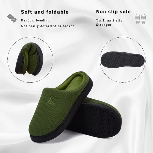 Miniatura 3 de Pantuflas de espuma viscoelástica para mujer y hombre.