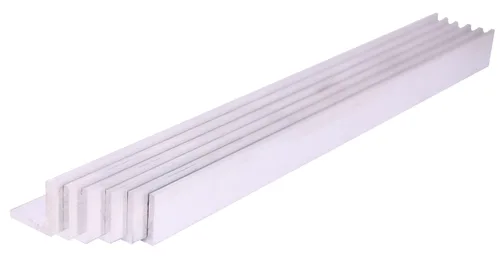 Miniatura 3 de VERNUOS 6 piezas de ángulo de aluminio 6061 de 1 pulgada x 1 pulgada x 1/8 pulgada, 30 cm de longitud, material de moledor T6511, de 3 mm de espesor