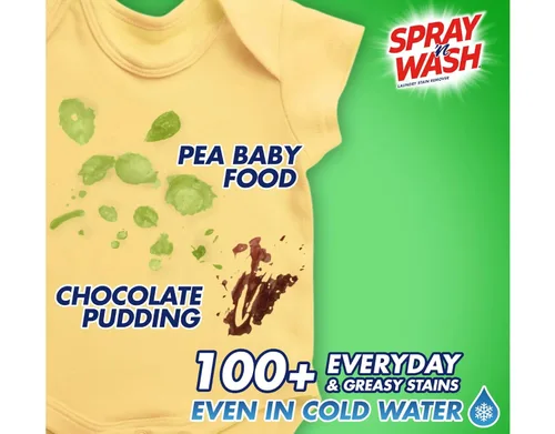 Miniatura 4 de Spray-N-Wash - Botella de spray con gatillo (22 onzas), removedor de manchas para ropa sucia