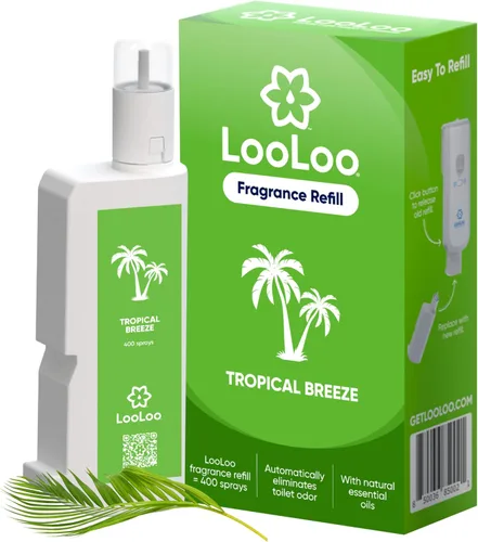 Miniatura 9 de Loo Loo - Recambios de ambientador de inodoro sin tacto, aceites esenciales naturales, eliminador de olores de inodoro, desodorante de baño