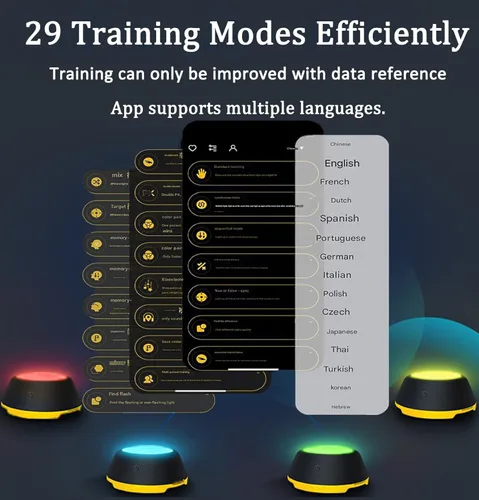 Miniatura 5 de Las luces de entrenamiento de reacción mejoran la velocidad de reacción y la agilidad, entrenamiento de reacción para Thletes, entrenadores