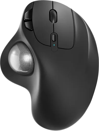 Miniatura 9 de Nulea Ratón Trackball Inalámbrico M501, Ergonómico Recargable, Control Fácil con el Pulgar, Seguimiento Preciso y Suave, Conexión de 3 Dispositivos