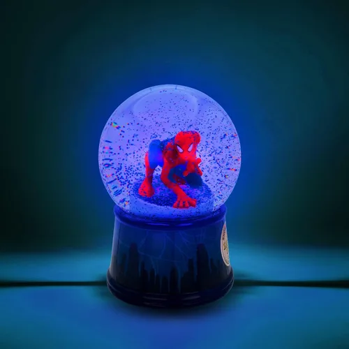 Miniatura 2 de Marvel Spider-Man New York Skyline - Globo de nieve coleccionable iluminado