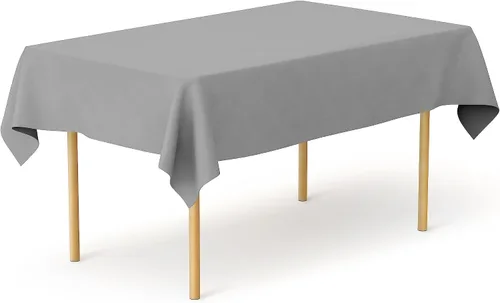Miniatura 143 de Pomp Mantel Premium de Poliéster de 60" x 84" en Color Amarillo Plátano Tela Fácil de Cuidar, Resistente a Arrugas y Manchas Para Mesa Banana
