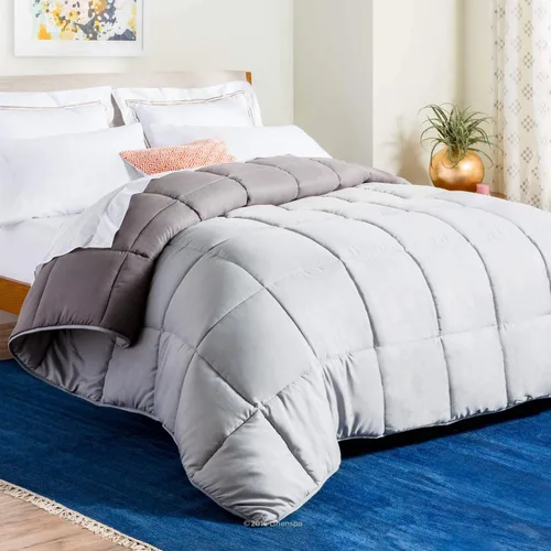Miniatura 13 de Linenspa - Edredón reversible con relleno alternativo y relleno de edredón, para todo el año, costuras de caja, ropa de cama para niños