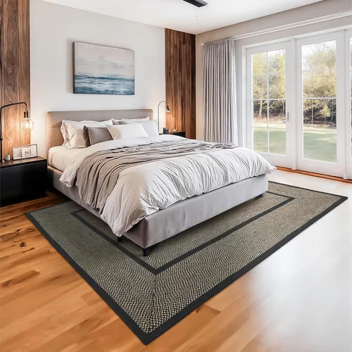 Miniatura 152 de Homespice Alfombras de Área Ovaladas Trenzadas de Yute Denim Azul de 8x10 pies para Sala de Estar, Dormitorio y Comedor. Apto para Mascotas. Estilos