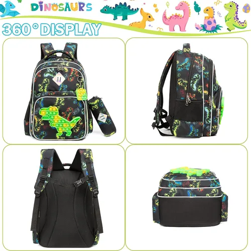 Miniatura 3 de Mochila para niñas de primaria preescolar para niños de la lonchera para la escuela