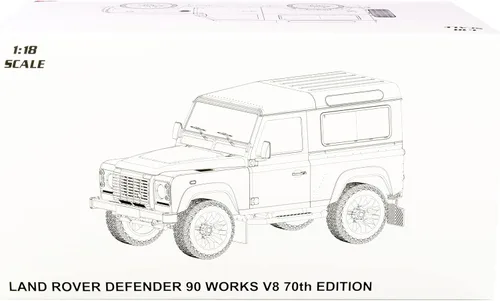 Miniatura 3 de 1/18 Defender 90 Works V8 70Th Edition 2018 LCD18007-Si