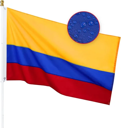 Miniatura 16 de Bandera de México de 3 x 5 pies para exteriores, nailon resistente, rayas cosidas, a prueba de decoloración, de larga duración, bandera nacional