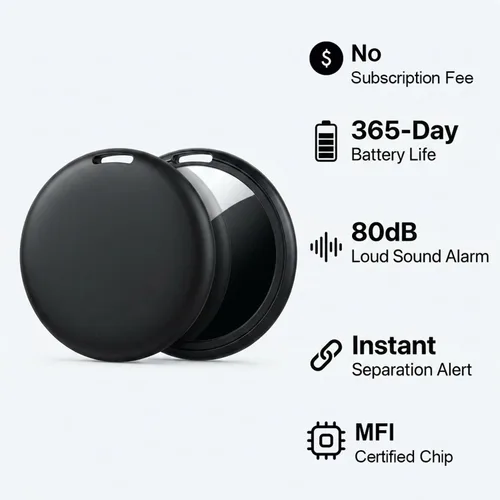 Miniatura 3 de Rastreador GPS para vehículos sin suscripción, dispositivo de seguimiento oculto para vehículos, mini etiqueta de seguimiento de automóvil funciona