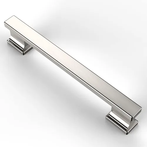 Miniatura 10 de Asidrama - Paquete de 6 manijas de gabinete de cocina color latón cepillado de 3.75 pulgadas (96mm), tiradores para gabinete, accesorios