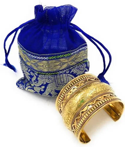 Miniatura 3 de DharmaObjects - Pulsera de puño ancho ajustable