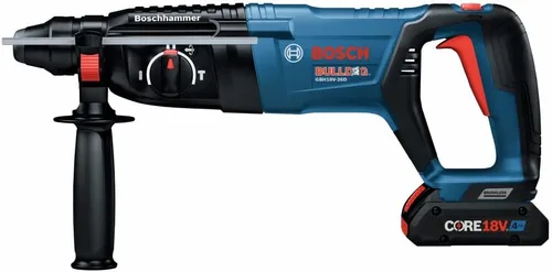 Miniatura 3 de Bosch GBH18V-26DK15 18V EC SDS-plus® Bulldog™ Kit de martillo giratorio de 1 pulgada sin escobillas con (1) batería de potencia avanzada CORE18V®