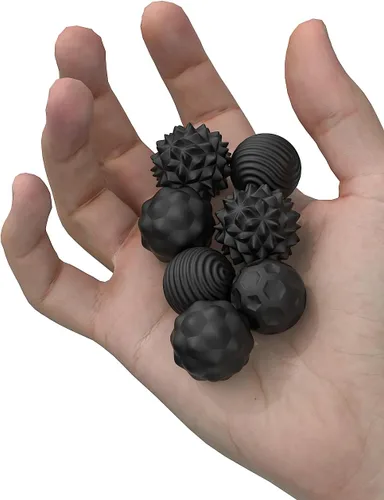 Miniatura 9 de Juguetes de Bolas Magnéticas Fidget, 8 Piezas Juguetes Sensoriales de Silicona para Alivio del Estrés para Adultos y Adolescentes con Autismo, TDAH