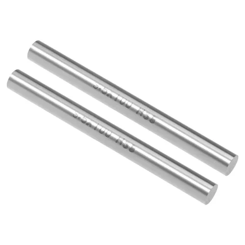 Miniatura 25 de uxcell 2 piezas varillas redondas de acero, 10 mm x 60 mm de acero de alta velocidad (HSS) Barra de torno herramienta, para eje, engranaje, taladro