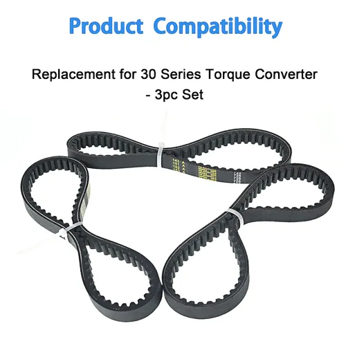 Miniatura 4 de labwork Correa de transmisión 725 de repuesto para convertidor de par Go Kart serie 30 - Juego de 3 piezas (3 correas)