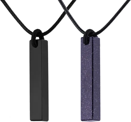 Miniatura 8 de Collar de obsidiana negra con colgante de protección y cadena de cuentas extendida, amuleto de piedra de cristal curativo para hombres y mujeres