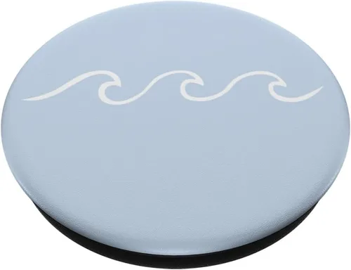 Miniatura 2 de Estéticamente agradable playa japonesa ola minimalista surf PopSockets Standard PopGrip