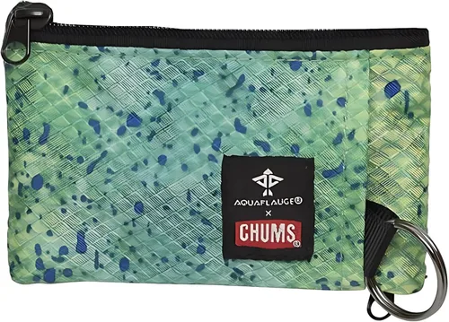 Miniatura 22 de Chums Surfshorts - Cartera minimalista ligera con cremallera y ventana de identificación transparente, resistente al agua con llavero