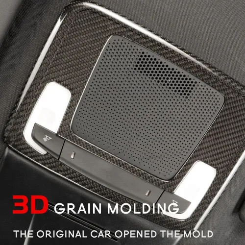 Miniatura 8 de JSWAN Cubierta de Trim de Fibra de Carbono para Luz de Lectura de Coche Compatible con Civic Type R FL5 Typer de 11ª Generación Cubierta de Lámpara