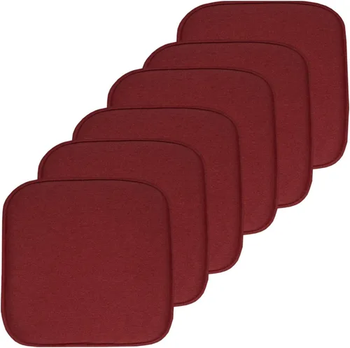 Miniatura 80 de Sweet Home Collection Cojines de espuma viscoelástica para silla, antideslizantes, diseño de panal de abeja, 16 x 16 pulgadas, paquete de 2