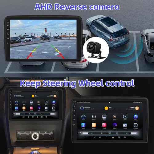 Miniatura 6 de Radio de coche 2+64G para Ford Mustang 10 pulgadas pantalla táctil 2010 2011 2012 2013 2014 estéreo, inalámbrico Carplay/WiFi/Bluetooth/EQ