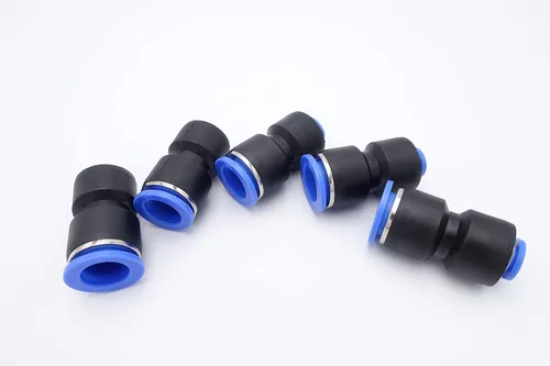 Empuje para conectar, tubo de 1/2 pulgada de diámetro exterior x tubo de 1/4 pulgadas, conector de dos vías de unión recta de aire neumático