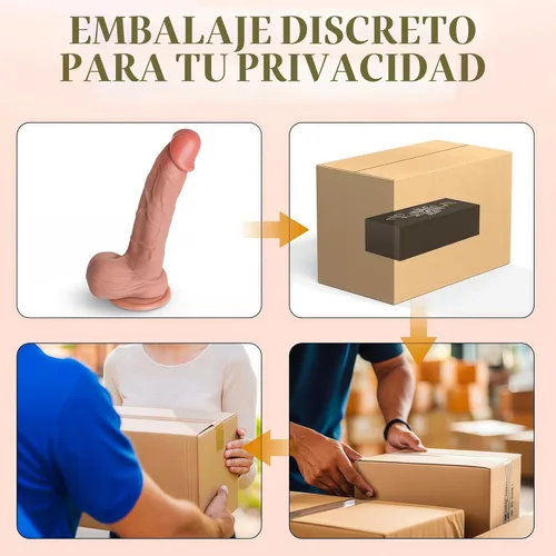 Miniatura 6 de Consolador realista para principiantes, consolador grande y realista de silicona, con ventosa fuerte para manos libres, pene realista para estimular