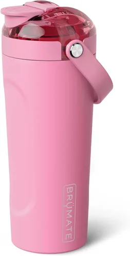 Miniatura 13 de BrüMate MultiShaker Botella Mezcladora Agitadora 100% A Prueba de Fugas Aislada de Acero Inoxidable Botella Agitadora de Proteínas y Pre Azul
