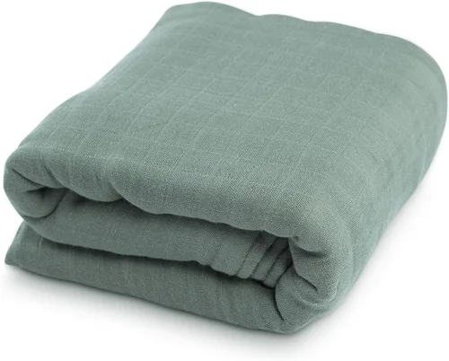 Miniatura 16 de Natemia Manta de muselina para bebé, ultra suave, transpirable, para niñas y niños, esenciales para recién nacidos, funda multiusos para cochecito