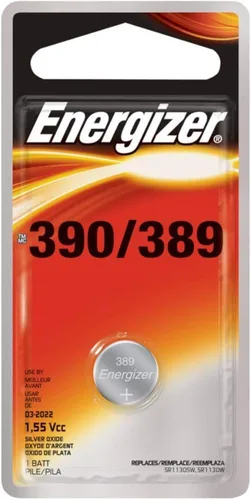 Miniatura 2 de Energizer 389 Button Cell Silver Oxide SR1130W - Batería de reloj (5 unidades)