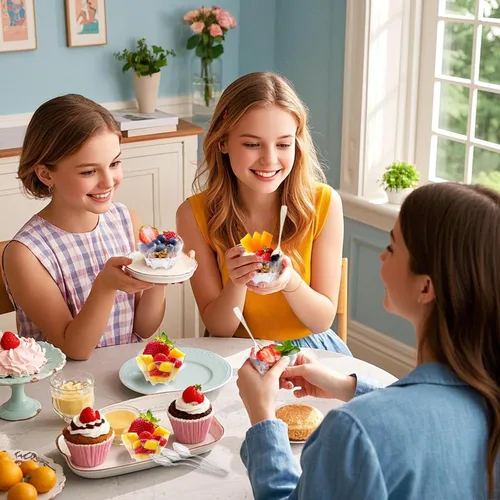 Miniatura 7 de Tebery Paquete de 100 mini tazas de postre Parfaits con 100 cucharas, cuenco pequeño transparente de 2.5 onzas para probar postres de fiesta