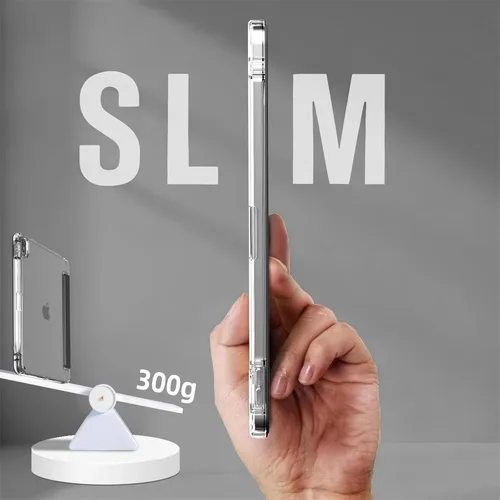 Miniatura 5 de KENKE Funda transparente para iPad Air de 11 pulgadas M3/M2 (2025/2024), iPad Air de 5ª/4ª generación (2022/2020) de 10.9 pulgadas con soporte