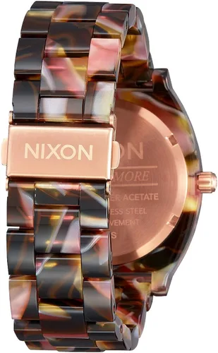 Miniatura 3 de NIXON Time Teller - Reloj analógico de moda de acetato resistente al agua para mujer (esfera de reloj de 1.457in, correa de acetato de 0.787in)