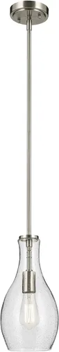 Miniatura 8 de Kichler Everly - Colgante de cristal (13.75 pulgadas, 1 hora de luz), color bronce antiguo